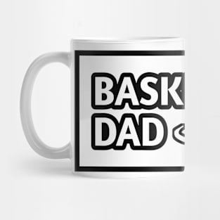 Basketball Dad, Gift for Basketball Players With Mustache Mug